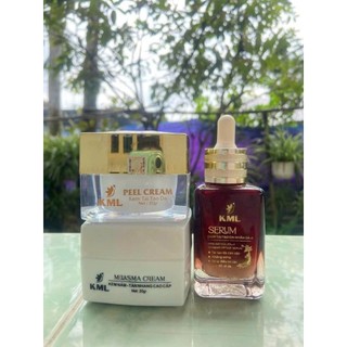 Combo peel da kml ( 1 serum tái tạo cao cấp + 1 kem peel + 1 kem nám cao cấp)