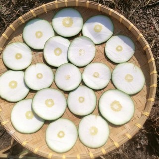 bưởi non gọt lát mỏng phơi khô (trà bưởi non)
