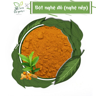 Bột Nghệ Nếp Handmade (Uống được, Giàu Cucurmin) - Mờ Thâm, Da Khoẻ - 3nfam.organic