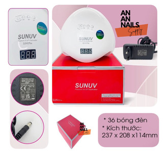 Máy hơ gel sun 5 plus 48w 36 bóng đèn - hàng chính hãng công ty sun uv/led