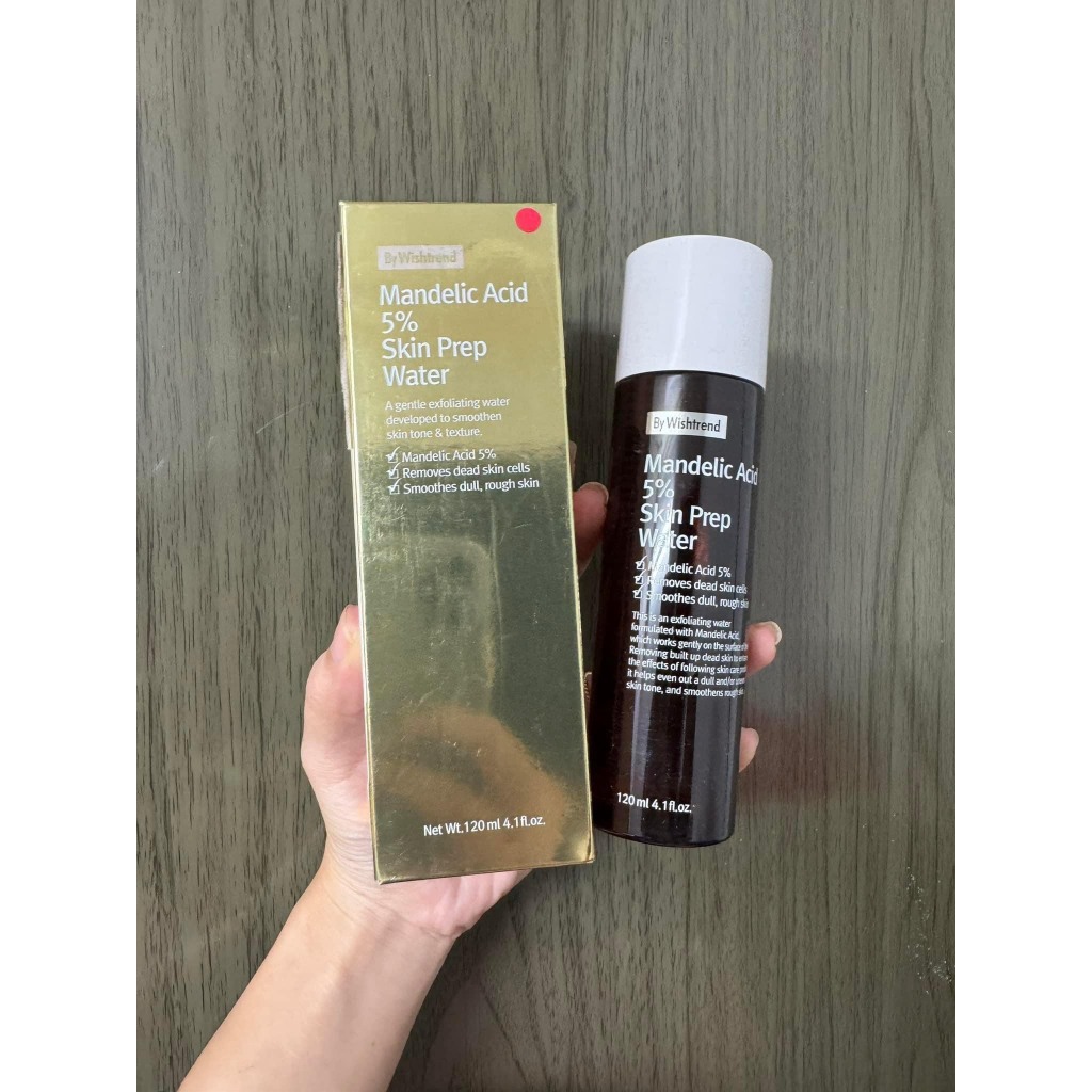 Nước Hoa Hồng Tẩy Tế Bào Chết By Wishtrend Mandelic Acid 5% Skin Prep Water 120ml 🌻