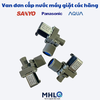 Van cấp nước máy giặt sanyo panasonic aqua - van đơn, van đơn cấp nước máy giặt panasonic aqua sanyo,vật tư điện lạnh mh