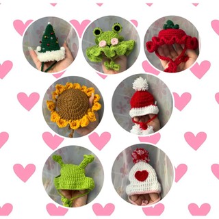 Mũ len handmade nhiều size cho cún và mèo