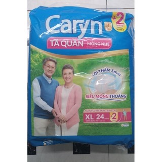 Tã quần người già Caryn Xl24 miếng mẫu mới