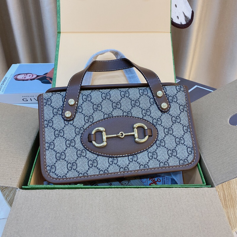 Túi xách nữ G.C hoa hậu sz23cm hàng chuẩn bản cao cấp móc túi mo vịt dập logo 2 đầu 2bocx nam châm video ảnh thật MTA07