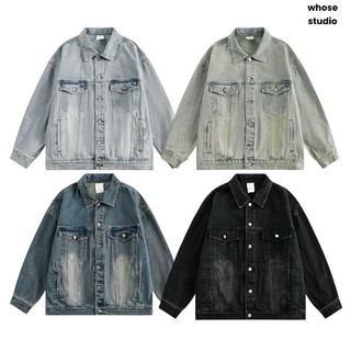 Denim jacket smoke grey - áo khoác jeans