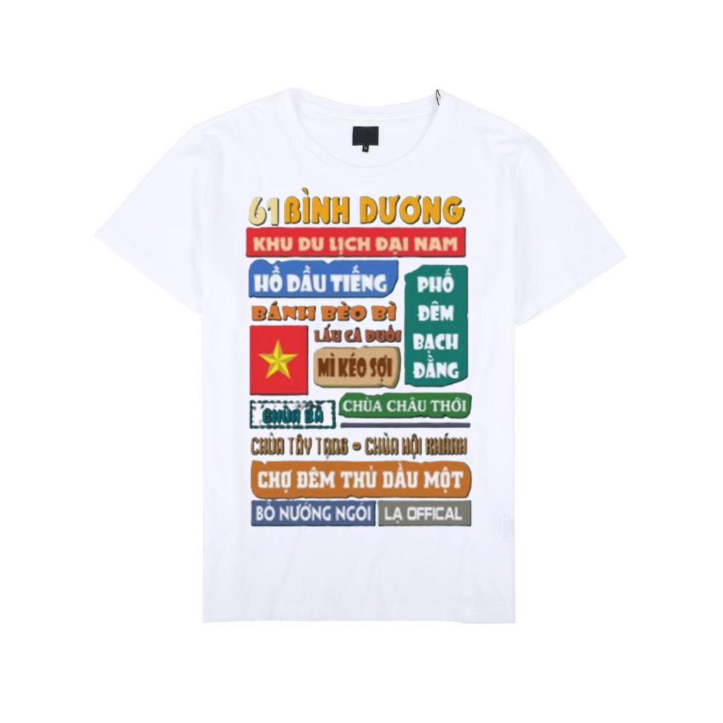 Áo thun unisex 63 Tỉnh Thành 61 Bình Dương