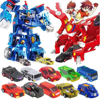 Đồ chơi Robo Mecard Mega Dracha Mecardimal Figure Toys Car Robot Size lớn chính hãng