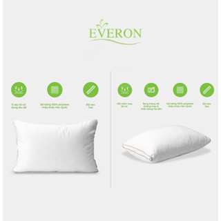 Combo 2 ruột gối siêu mềm cao cấp Everon (Classicsoft 16cm và Standardsoft 18cm)