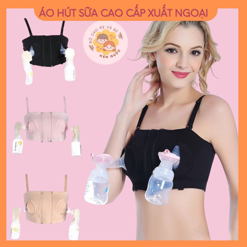 Áo hút sữa rảnh tay cao cấp