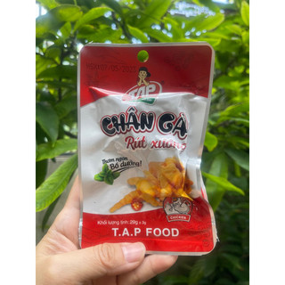  Combo 10 Chân Gà Cay Rút Xương hãng TAP food 29gr - Chân Gà Cay Ủ Vị Tứ Xuyên Rút Xương Siêu Ngon 