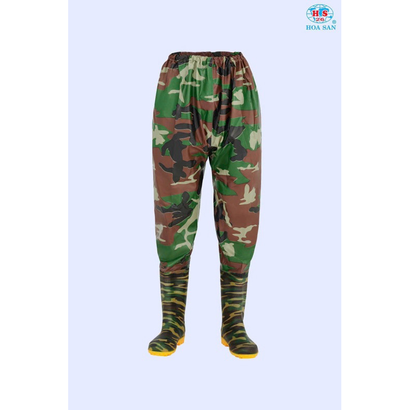 Ủng quần bảo hộ chống nước,Ủng quần lội ruộng hàng Hoa San chất lượng cao full size từ 36 đến 43