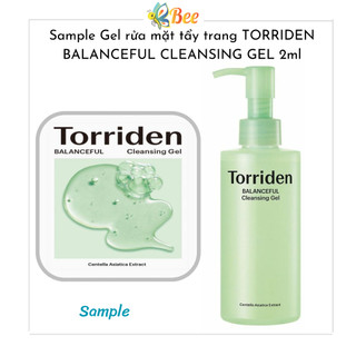 Sample gel rửa mặt tẩy trang torriden balanceful cleansing gel 2ml