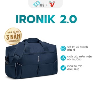 Túi trống roncato ironik 2.0 ryanair cabin bag, vải chống thấm nước, thương hiệu ý