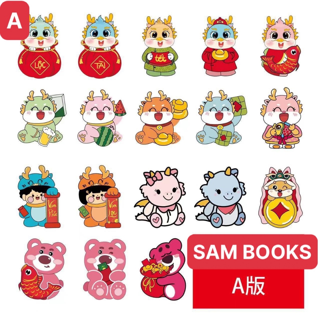 Bao lì xì tết 2024 RỒNG GIÁP THÌN 100 mẫu mới nhất năm RỒNG