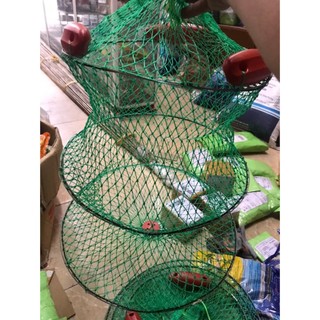 Giỏ Đựng Cá 3 Tầng Có Phao Nổi