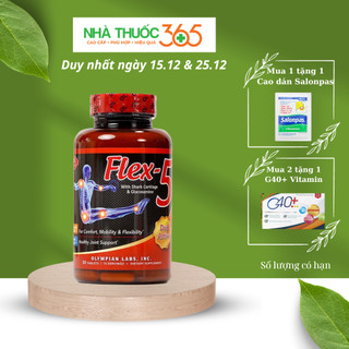 Viên Uống Olympian labs Flex-5 Hỗ Trợ Giảm Viêm, Tái Tạo Sụn Khớp  30 Viên