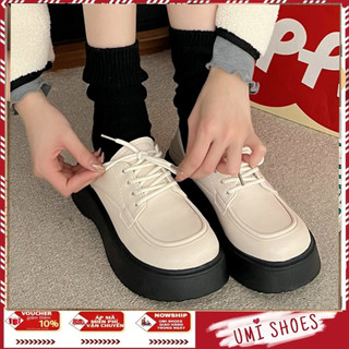 [SẴN-NOWSHIP] Giày LOLITA đế bánh mì cao 5cm nữ Ulzzang vintage buộc dây da bóng/nhám hot trend mẫu mới