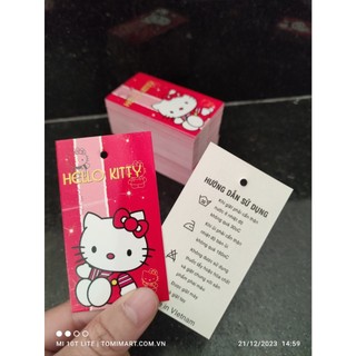 [XẤP ~200 CÁI] Tag Quần Áo Trẻ Em - Tag Hello Kitty