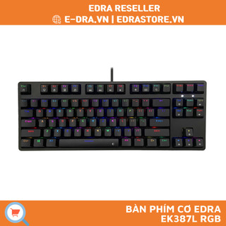 Bàn phím cơ e-dra ek387l rgb huano switch - hàng chính hãng