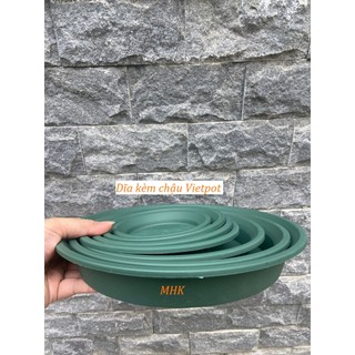 Dĩa đi kèm chậu Vietpot / Chậu Mon / chậu Montario - hàng Việt Nam !