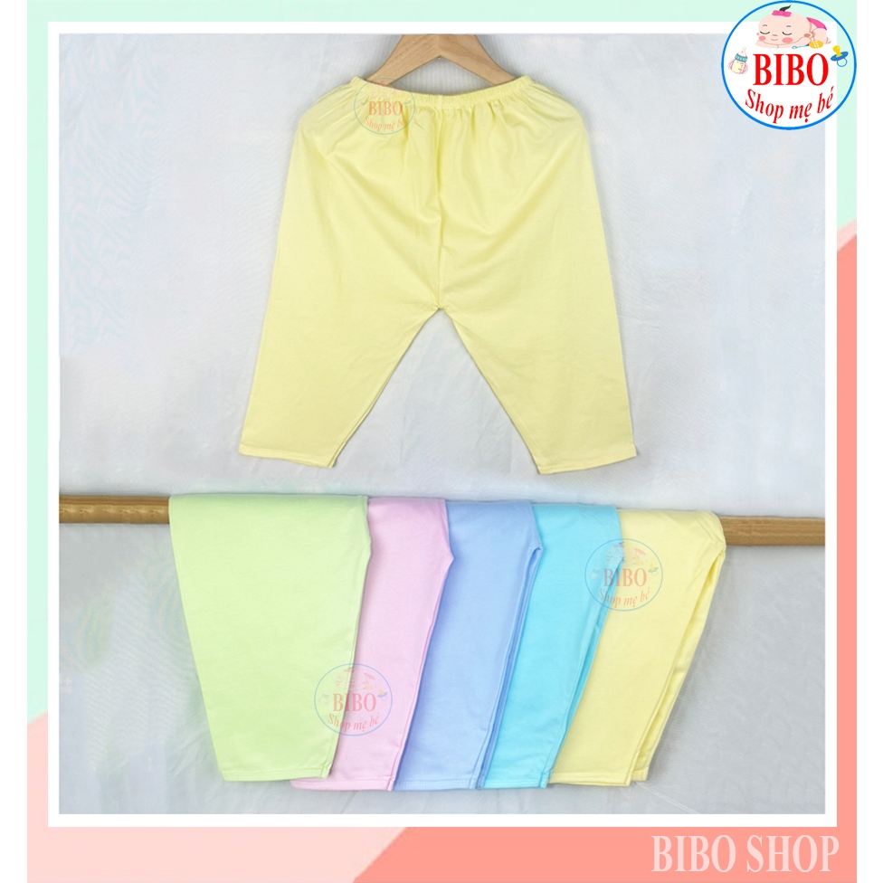 Quần Dài Màu Cho Bé Sơ Sinh Chất 100% Cotton Dày Dặn, Mịn, Đẹp,Cho Bé Mặc Nhà Mát Loại Màu