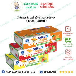 Thùng sữa smarta grow dinh dưỡng trái cây 110ml -180ml
