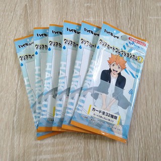 Thẻ nhân phẩm - haikyuu clear card 3 - random 1 pack