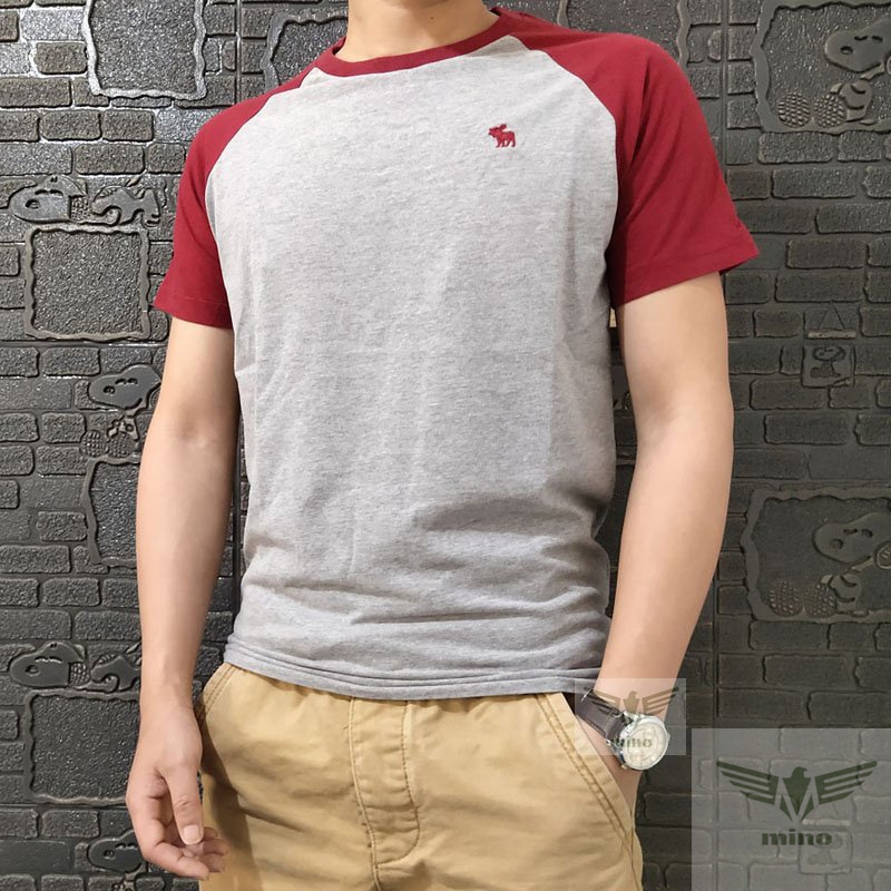 Áo thun abercrombie ngắn tay cotton mềm mịn N74