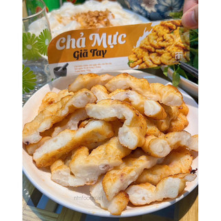 Chả mực giã tay Hạ Long đặc biệt gói 0.5kg(chỉ gjao hoả tốc HN)