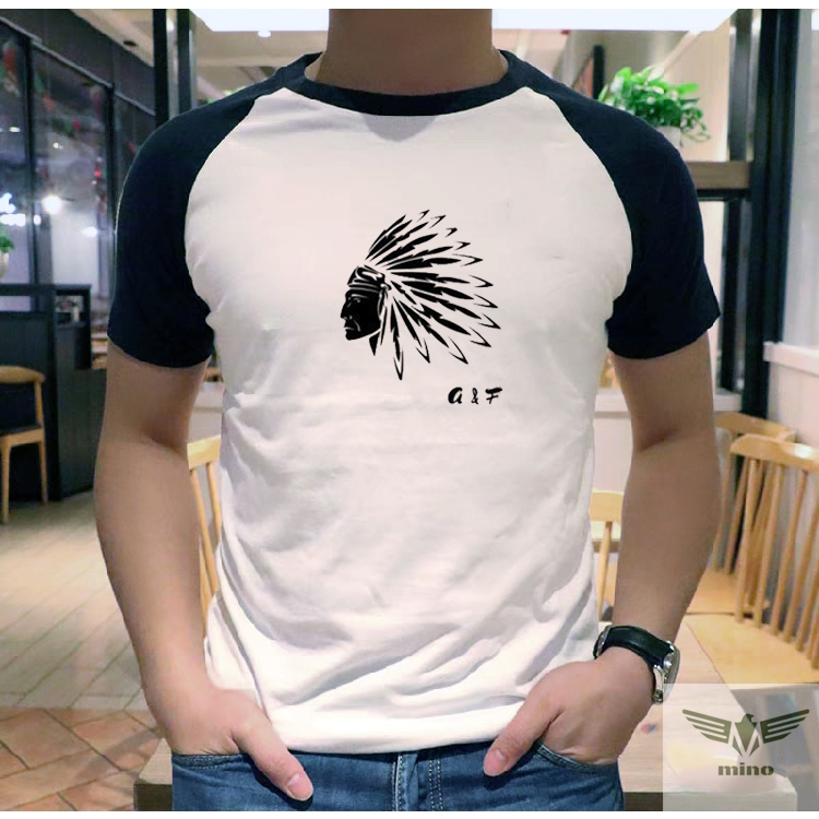 Áo phông ngắn tay nam abercrombie cotton mềm mịn