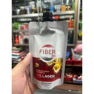 Hấp dầu phục hồi tóc fiber collagen xpros 150ml