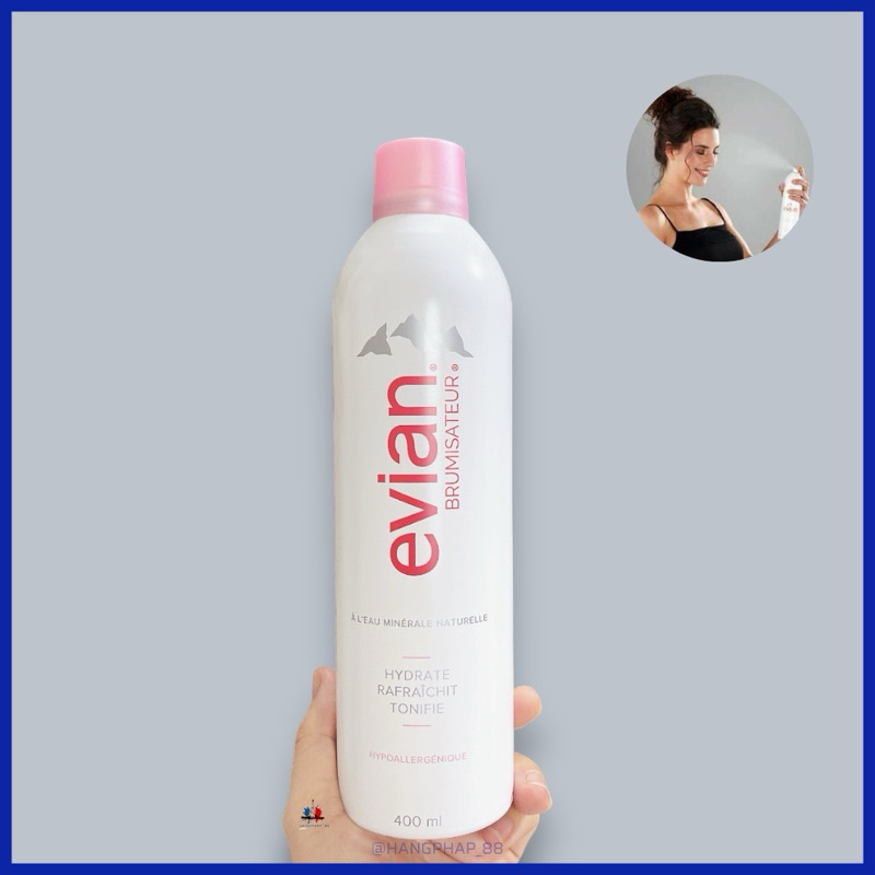 XỊT KHOÁNG EVIAN NỘI ĐỊA PHÁP 400ml