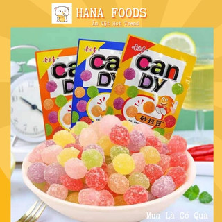 Kẹo candy trái cây vị tuổi thơ, kẹo trái cây - một gói lẻ