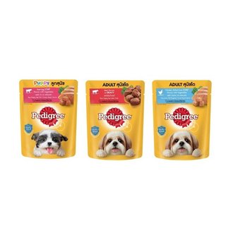 combo 12 gói sốt chó Pedigree 80gr mix vị