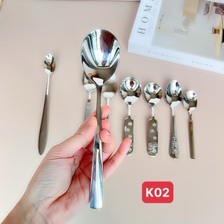 [K01] Thìa inox dư xịn