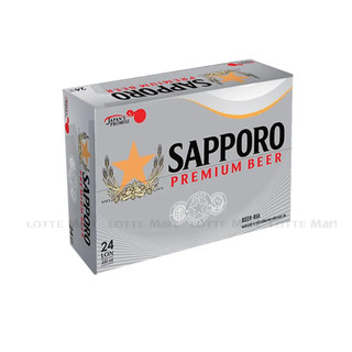 Thùng 24 Lon Bia Sapporo Premium 330ml/Lon