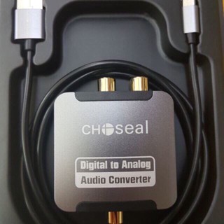 Bộ chuyển âm thanh quang Optical sang AV hãng Choseal Bản cao cấp ( tặng dây quang dài 1m ), samsung, LG96