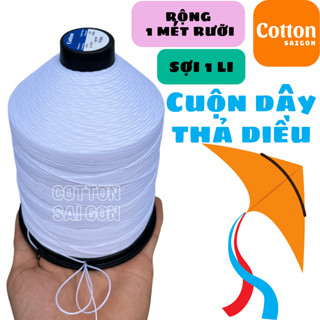 Cuộn dây thả diều 0.8-1li  750-1500 mét/ cuộn. Sợi nilong đường kính sợi 1mm thả diều rộng từ 1-1.5m