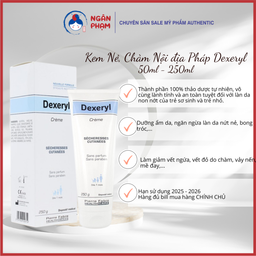 Có Bill Mua Hàng Kem Nẻ Chàm Pháp Dexeryl Creme