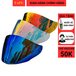 Kính thay thế nón bảo hiểm, kính mũ 3/4 KLT KYT nhiều màu chính hãng