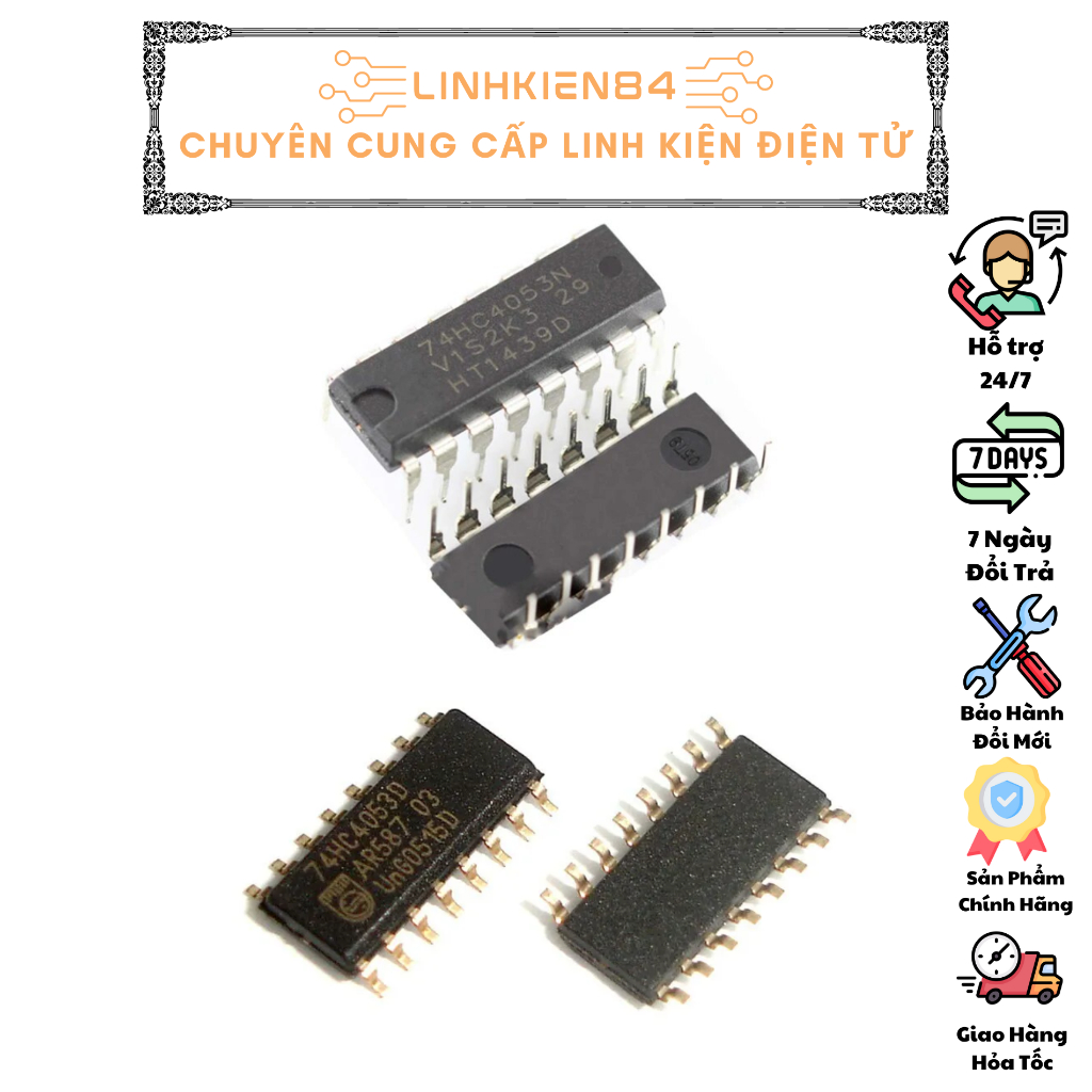 IC Analog Switch/MUX/DEMUX 74HC4053