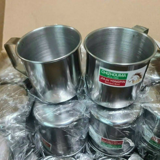 Ly / Cốc Nước Inox 7cm,coc ly inox 7cm co quai cam
