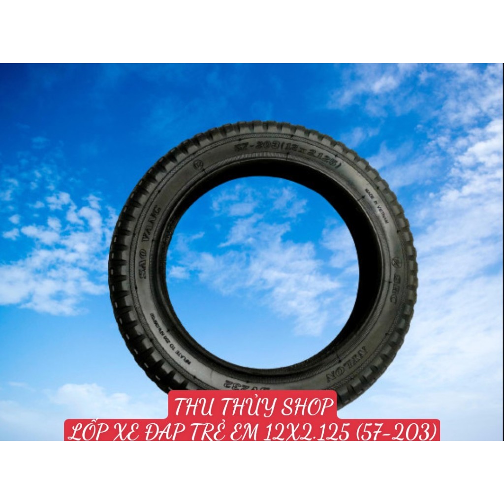 VỎ  XE ĐẠP TRẺ EM SAO VÀNG CÁC CỠ 12, 14, 16 INCHES