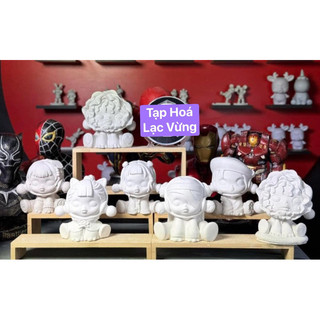 Tượng tô màu trọn bộ skullpanda hottrend 2023 | tượng thạch cao | tượng đồ chơi | bé tô màu | tô tượng nghệ thuật
