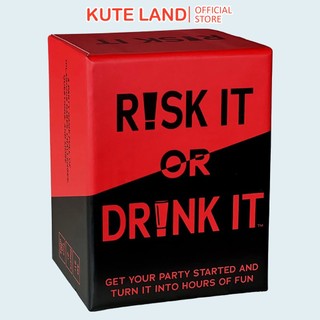 Bộ bài drinking game tiếng anh risk it or drink it fun party game for college drta9