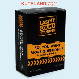 Bộ trò chơi Last Couple Standing Card Game bài cặp đôi tiếng Anh dành cho các cặp đôi yêu nhau CDTA27