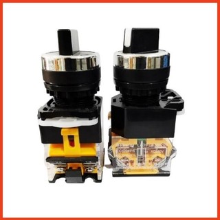 Công tắc chuyển mạch 2 vị trí, xoay 3 vị trí la38 phi 22mm