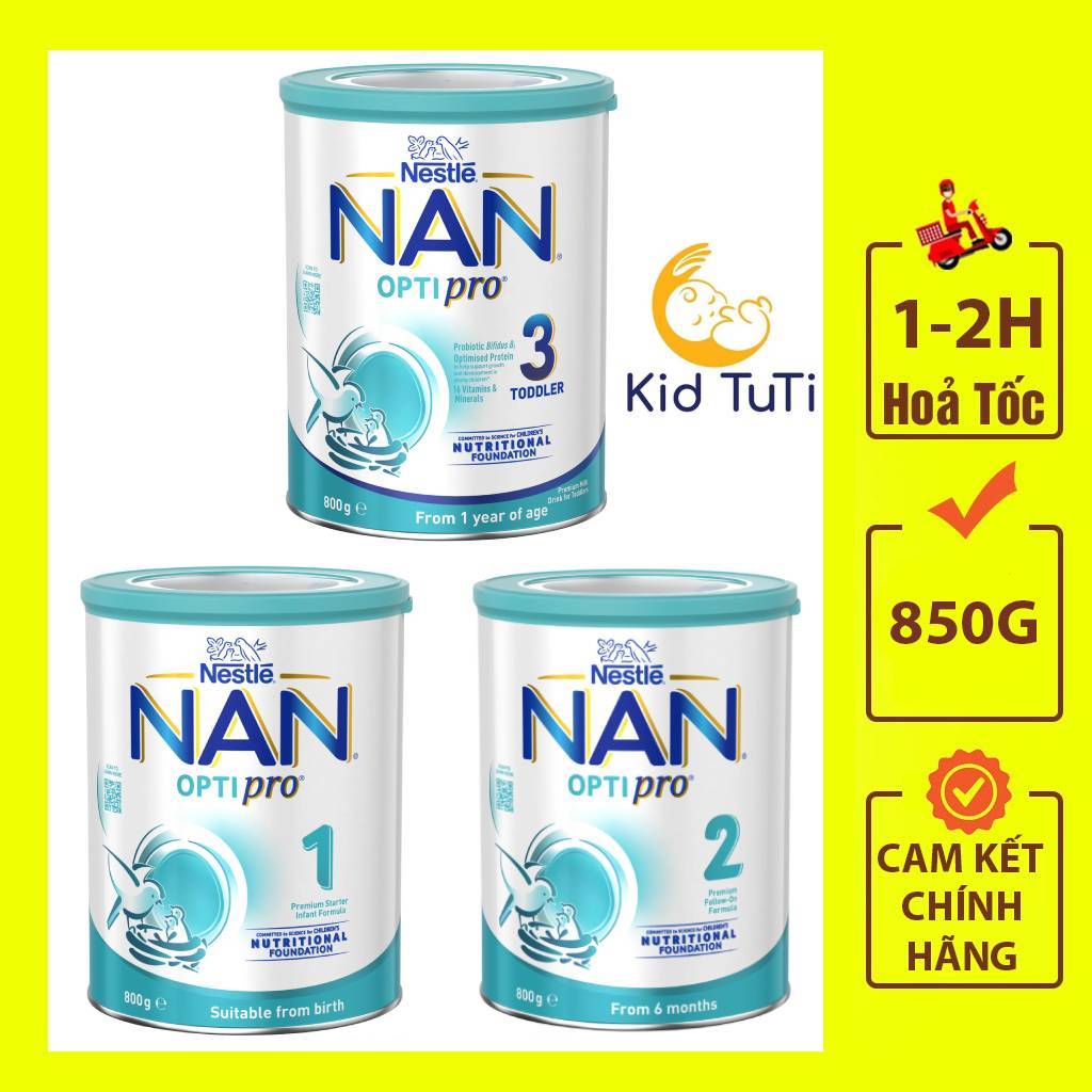 SỮA NAN ÚC ĐỦ SỐ 1,2,3 DATE 2025
