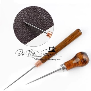 Dùi nhọn đục lỗ cán gỗ 16cm